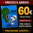 PREORDINE – One Piece Luffy ODA Watermelon Card Natsucomi 2026 Meta Kira JP – Firma Stampata