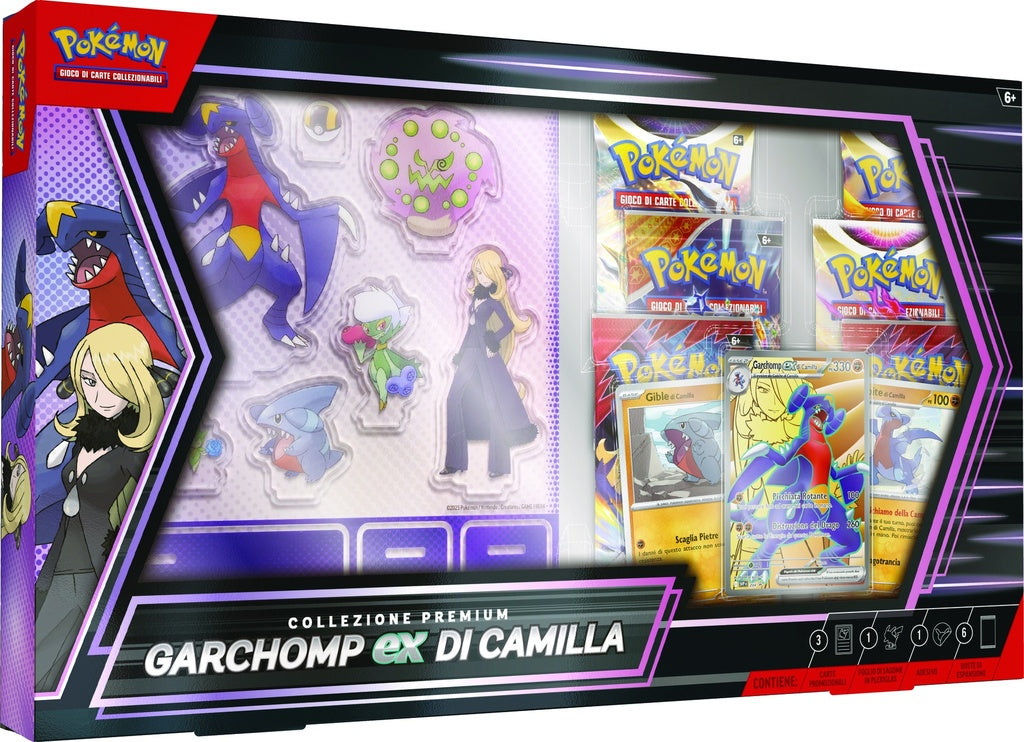 Carte Pokemon - Collezione Premium Garchomp-EX Di Camilla (Box, ITA)