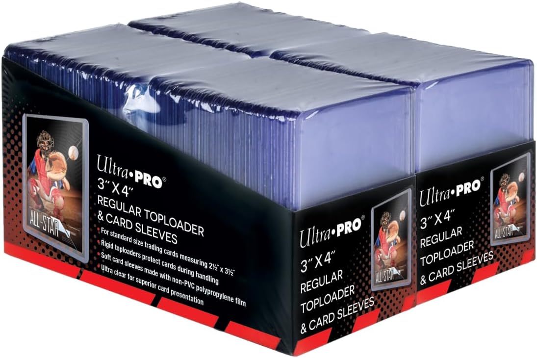 ULTRA PRO Set Toploader + Bustine Morbide 200pz