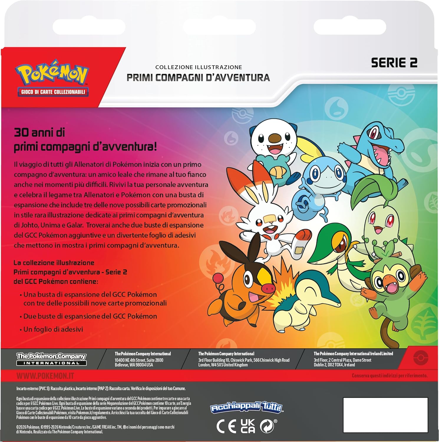 Pokemon Collezione Illustrazione Primi Compagni d'Avventura vol.2 (IT)