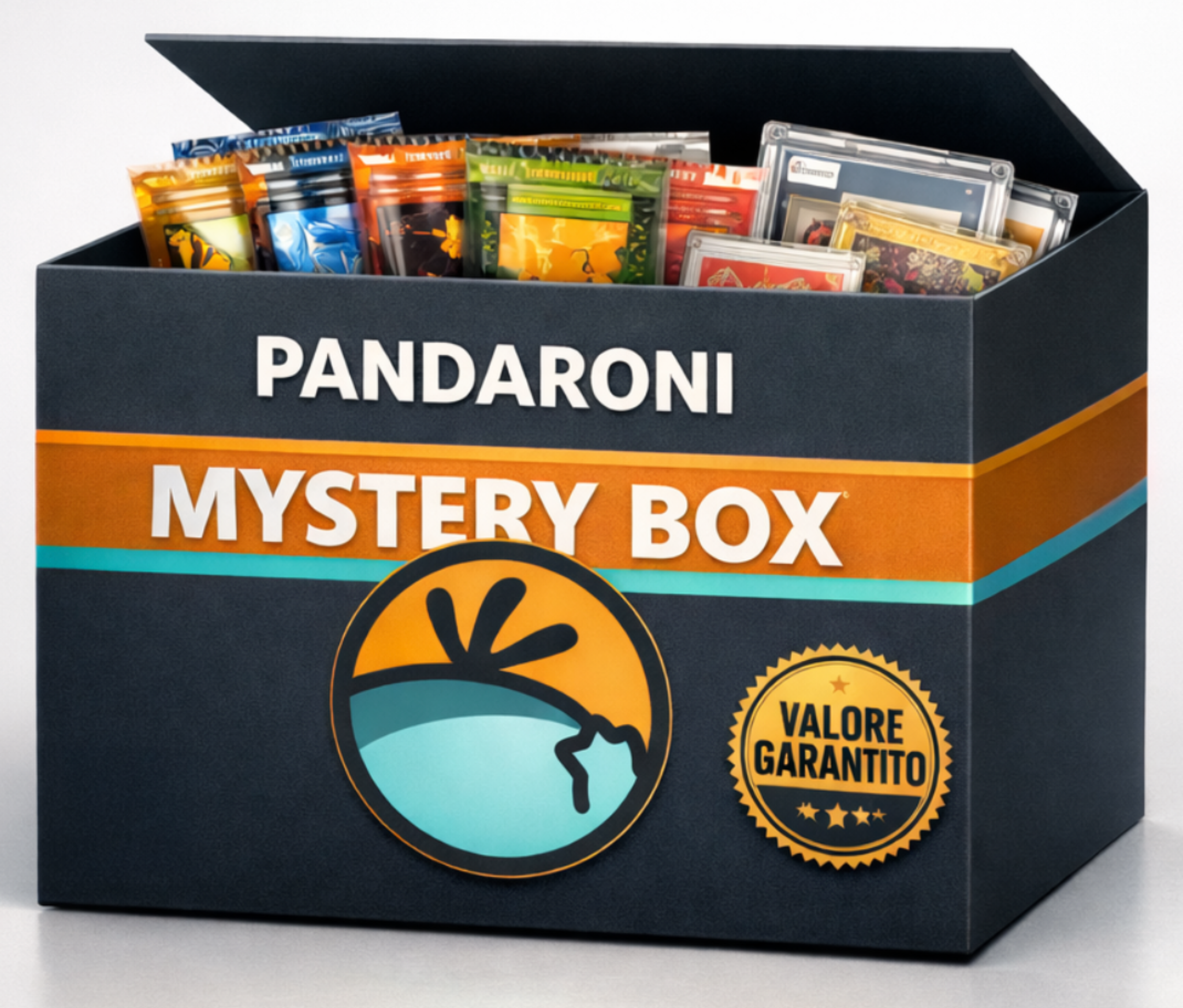 Pandaroni Mystery Box — 50€ (30€ Bustine JAP Modern + 20€ Singole ITA Modern)