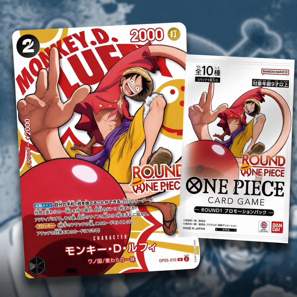 PREORDINE – JAP One Piece X Round 1 Promo Pack - Sealed - Random Card