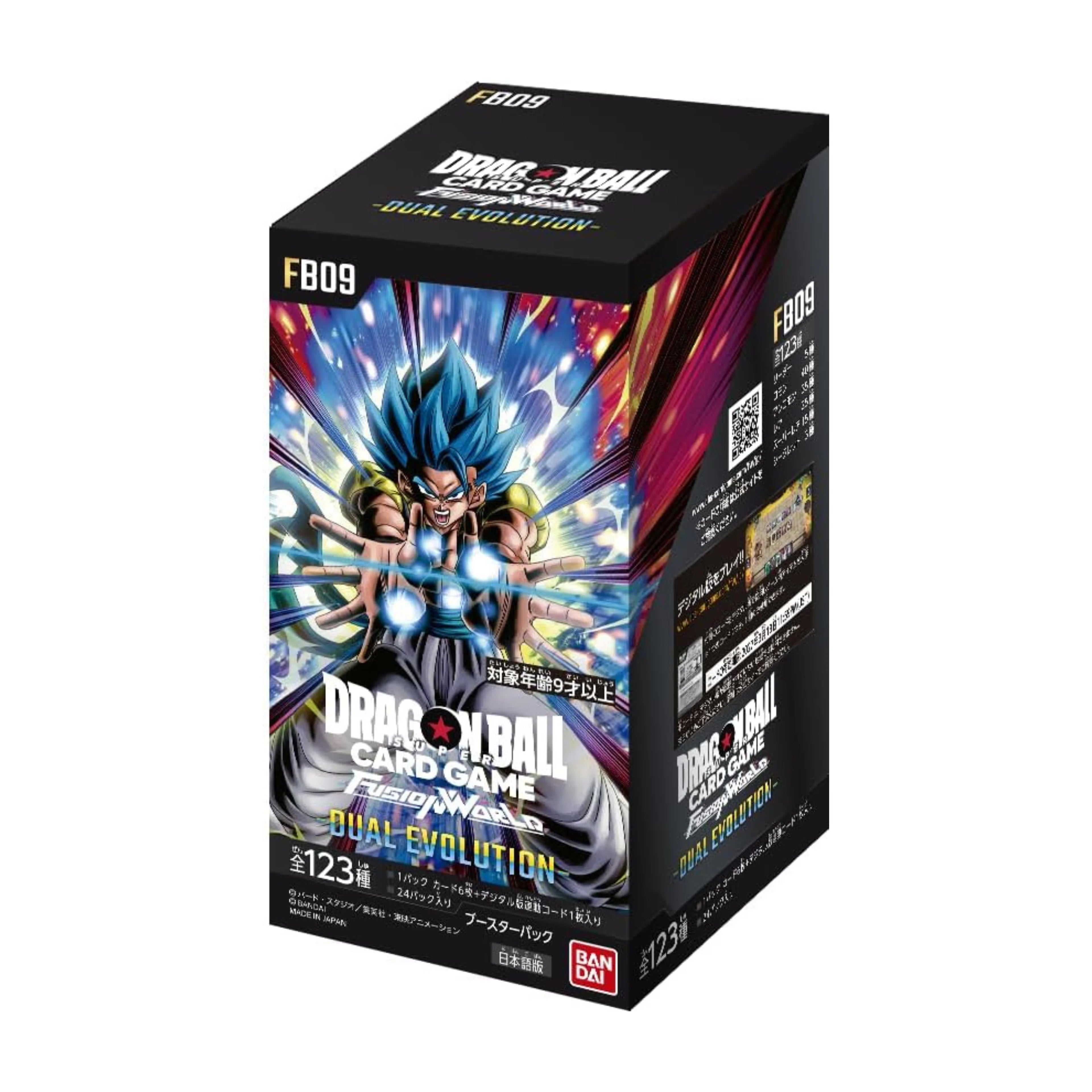 JAP Dragon Ball Super Card Game Fusion World – Dual Evolution FB-09 24 Buste