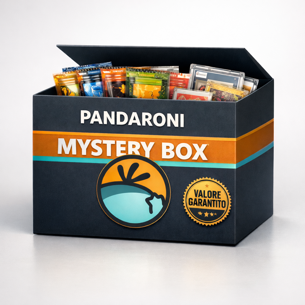Pandaroni Mystery Box — 50€ (40€ Bustine JAP Modern + 10€ Singole ITA Modern)