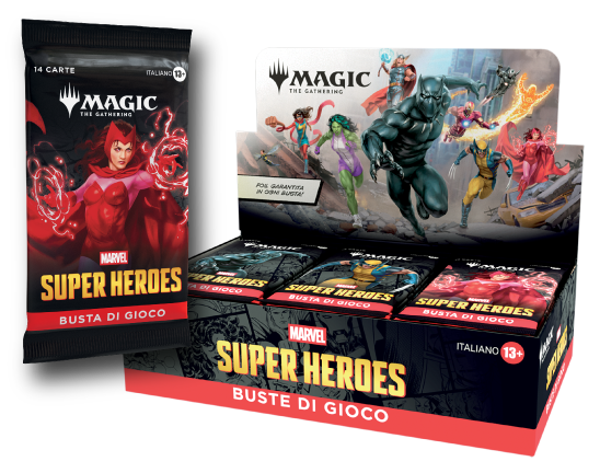 PREORDINE ITA- Marvel Super Heroes (30 BUSTE) - Play Booster Box ITA