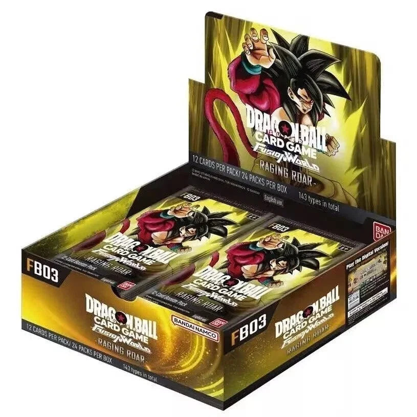 Dragon Ball Super Fusion World FB03 Raging Roar Box FB-03 Eng BANDAI CARD GAME
