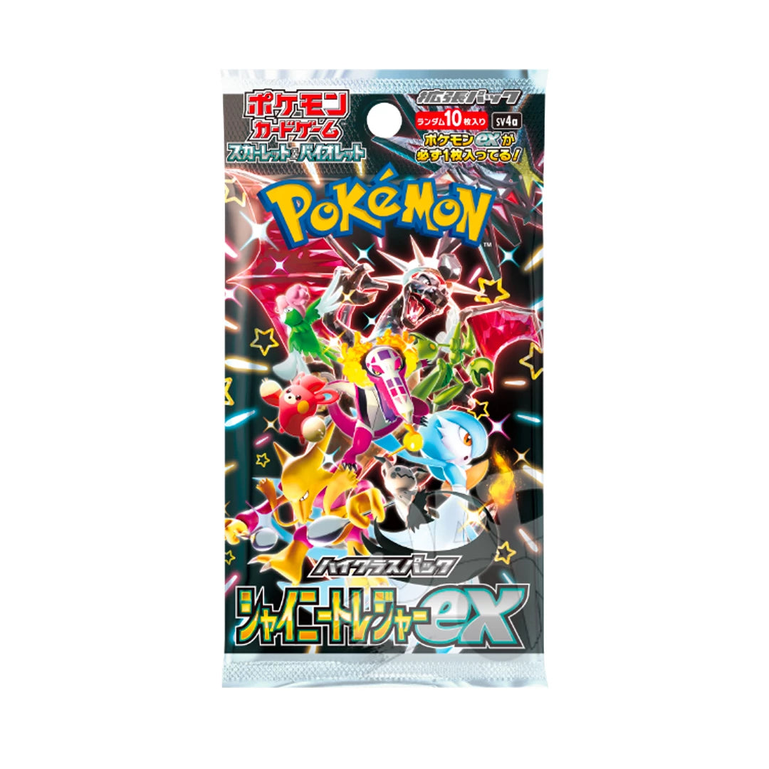 Pokémon Card Game Shiny Treasure EX Display – 10 Buste (JP)